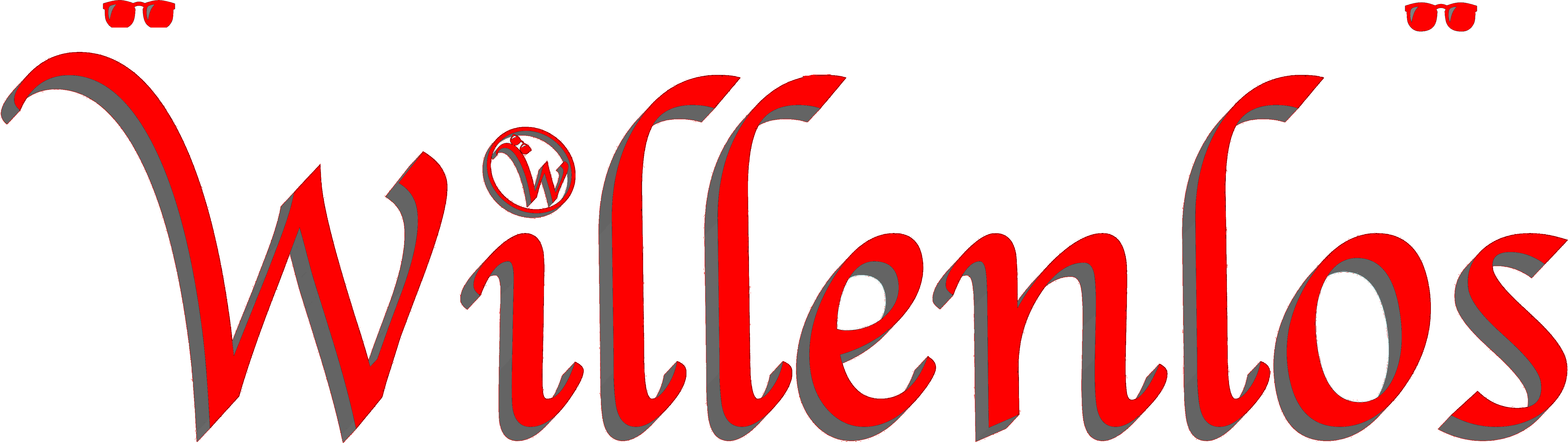 Willenlos Schriftzug